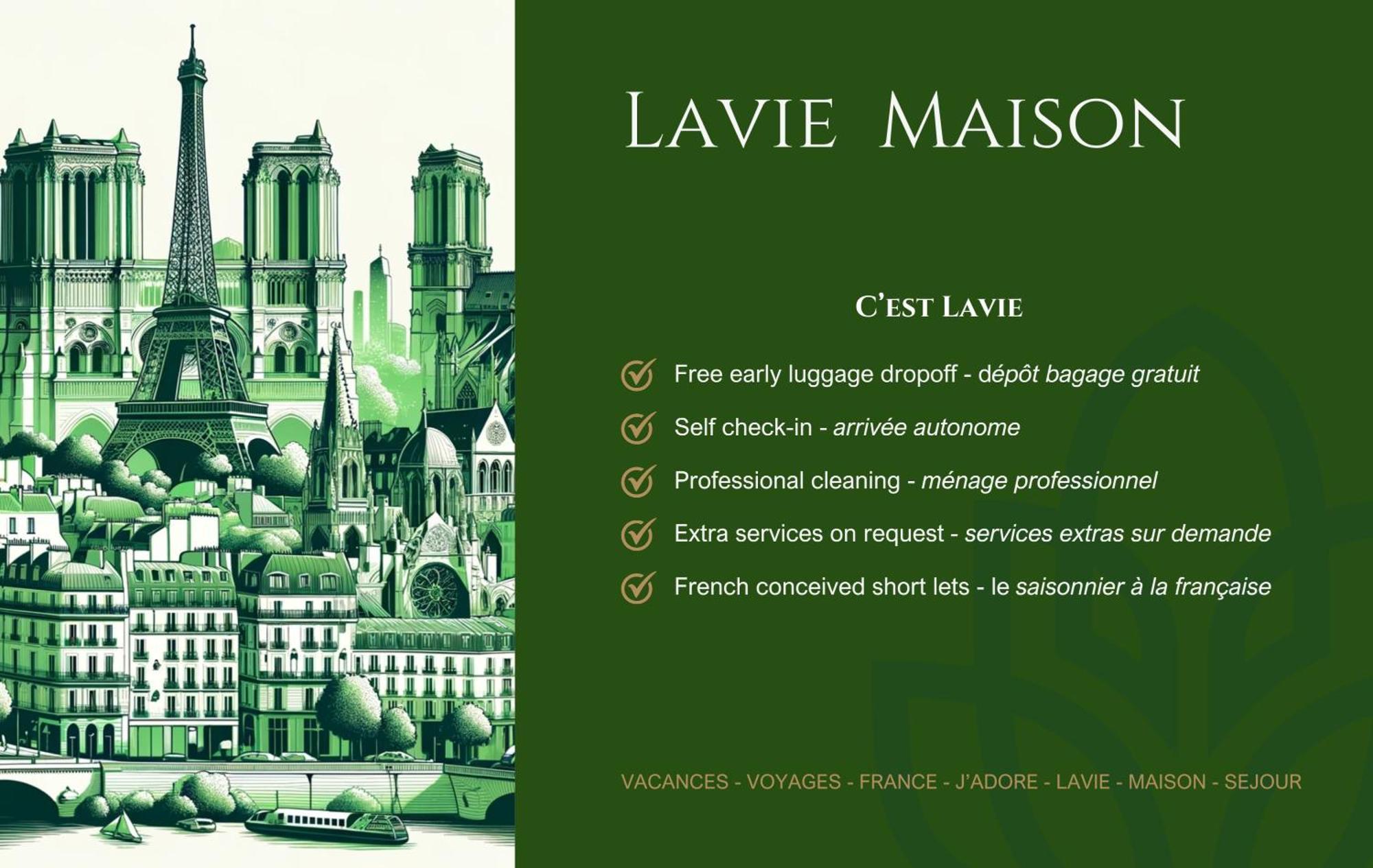 Lavie Maison Chic Ac Parking Appartement Paris